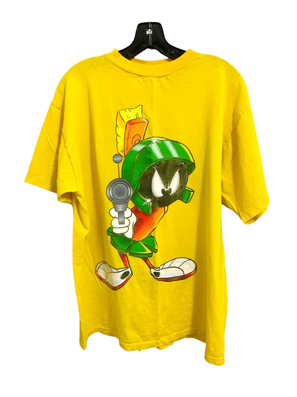 Vintage 1996 Marvin The Martian Looney Tunes T-Shirt Size Large With Daffy Duck